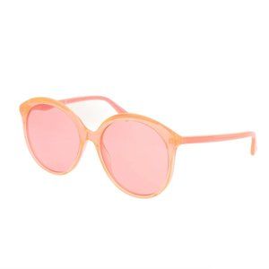 Gucci Oval Red 59mm Sunglasses